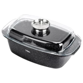 Vilde GRANITICA Gránitbevonatos Pörkölő – 5,4 literes tepsi üvegfedővel 279078