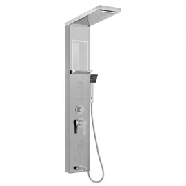 Prémium Rozsdamentes Acél Zuhanypanel Rendszer – 5 az 1-ben Wellness Élmény PG277474