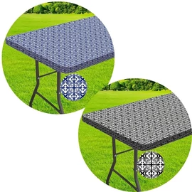 Mosható kültéri asztalterítő rugalmas szélekkel TU227765