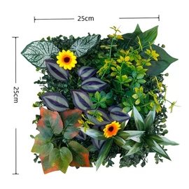 Élethű műnövény falpanel 25x25cm TW6379119-1