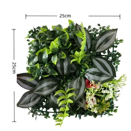 Élethű műnövény falpanel 25x25cm TW6379119-2