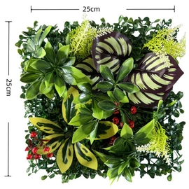 Élethű műnövény falpanel 25x25cm TW6379119-5