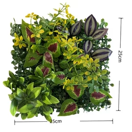 Élethű műnövény falpanel 25x25cm TW6379119-9