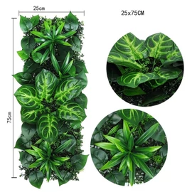 Élethű műnövény falpanel 25x75cm XW12875102-02