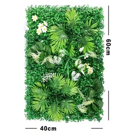 Élethű műnövény falpanel 60x40cm YC7468692