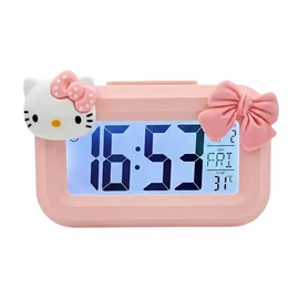 Sanrio Hello Kitty Rózsaszín Digitális Ébresztőóra LH2893404