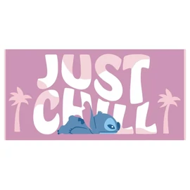 Disney Lilo és Stitch Just Chill fürdőlepedő, strand törölköző 70 × 140 cm AYM078046