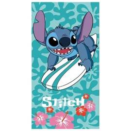 Disney Lilo és Stitch Surfing fürdőlepedő, strand törölköző 70 × 140 cm AYM451083
