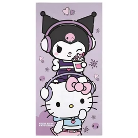 Hello Kitty Best Friend fürdőlepedő, strand törölköző 70 × 140 cm AYM451205