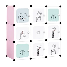 Moduláris gyerek szekrény 9 rekesszel K4MVX386XV