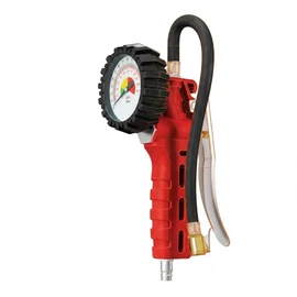 BLACK Gumifújó Pisztoly Analóg Manométerrel 13153-B