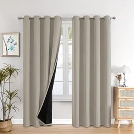 2 részes 100%-ban sötétítő függöny szett gyűrűs kivitelben DL1464958-B