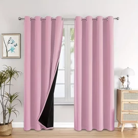 2 részes 100%-ban sötétítő függöny szett gyűrűs kivitelben DL1464958-R