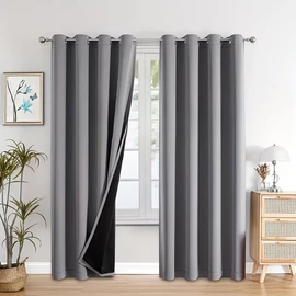 2 részes 100%-ban sötétítő függöny szett gyűrűs kivitelben DL1464958-SZ