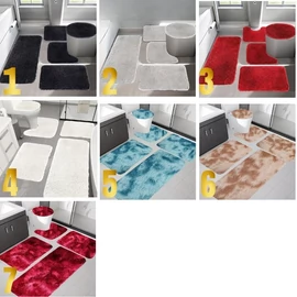 5 részes extra puha fürdőszőnyeg szett XK872931