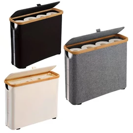 WC-papír tároló bambusz kerettel 43x17x42cm YU348185