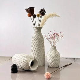 3 részes rombuszmintás dekor váza szett GP1906561-FE