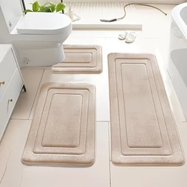 3 részes nedvszívó fürdőszobaszőnyeg szett KW7595014-B