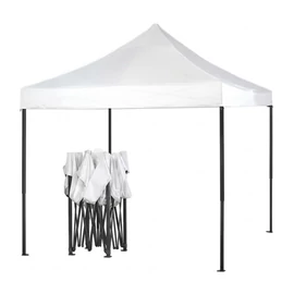 3 × 4,5 m összecsukható kerti pavilon – fehér HM-8005-F