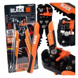 BLACK Krimpelő, blankoló fogó 0,2 mm² – 6 mm² – 19607