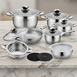 Solingen Germany rozsdamentes edénykészlet 16részes 18-10 