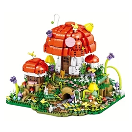 Tündérmese gombaház építőkocka készlet 2798 darabos KM3838888