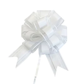 20 Részes Elegáns Tüll és Szatén Húzómasni Szett (Hófehér) YU4695636-W