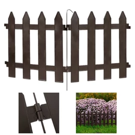 Barna kerti szegélykerítés 30cm 10db 351005-B