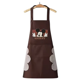Mickey egér mintás konyhai kötény - Barna NE2247308-3