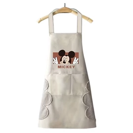 Mickey egér mintás konyhai kötény - Fehér NE2247308-4