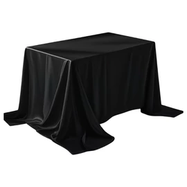 Szatén asztalterítő 305 × 153 cm - Fekete NM5392196-7