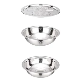 3 az 1-ben rozsdamentes acél konyhai készlet darálóval és szűrővel XD8951285