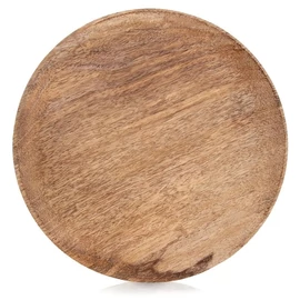 MANGO Természetes Kerek Fa Tálalótányér (25 cm) 153894