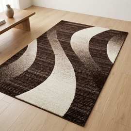 Carnaval collection szőnyeg 200 x 290 cm - Barna hullámos 04802A-2