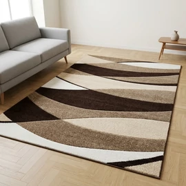 Carnaval collection szőnyeg 200 x 290 cm - Barna hullámok 04803A