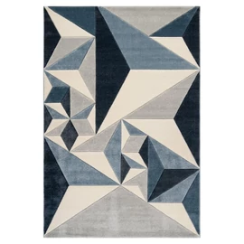 Franco collection szőnyeg 200 x 290 cm - Szürke, fehér, kék 0B2396-3