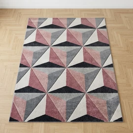 Franco collection szőnyeg 200 x 290 cm - Rózsaszín, szürke, fehér 0B2398-2