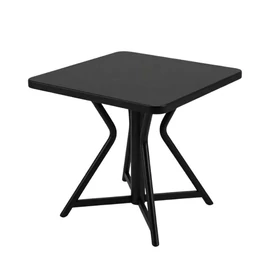 Fekete négyszögletes kerti asztal FKB-02