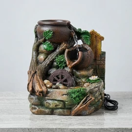 Dekoratív beltéri szökőkút vízcsobogással kut-001