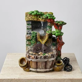 Dekoratív beltéri szökőkút vízcsobogással kut-003