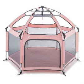Összecsukható baba játszósátor hálós oldalfalakkal rózsaszín BW-009