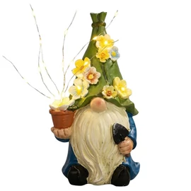 Napelemes kerti törpe lámpa dekoráció DWD-022