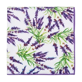 Konyharuha szett 12 darabos levendula mintával KHSZ-4