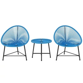 Outsunny Kültéri Kosárfonatú Bisztró Szett 174Q30361