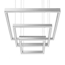 Modern háromrészes négyszögletes LED függőlámpa LEDN-01