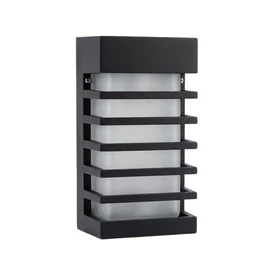 Modern rácsos kültéri fali lámpa - Fekete LEDR-01F (izzó nélkül)