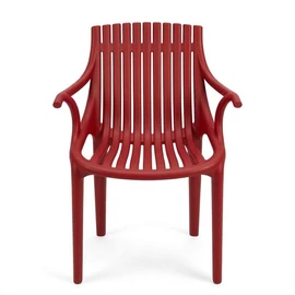Monaco vörös műanyag kerti szék MK-03