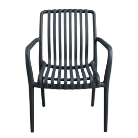 Paris szürke műanyag kerti szék PK-02