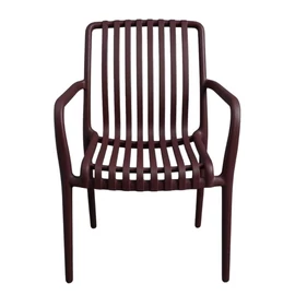 Paris bordó műanyag kerti szék PK-03