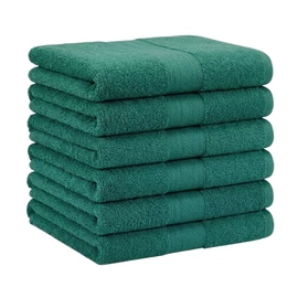 Extra puha törölköző szett 6 db 70x140 cm Sötétzöld EPTSZ-01